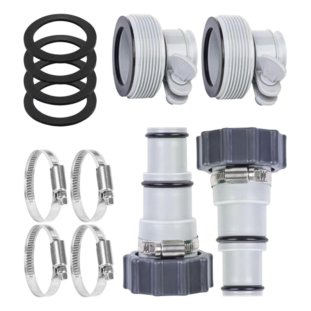 Swimming Pool Hose Adapter, Above Ground Pool 1.25 Inch And 1.5 Inch Hoses, Pool Pump Hose Adapter, Clamping Disc 9016109247377