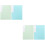 4 Pcs Household Music Binders Multi-Function File Folders 6