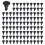 7mm Hole Plastic Rivets Fastener Car Bumper Push Clips 100 Pcs 1