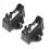 Peigne cylindrique pour accessoires de coiffure, doré et gris 1