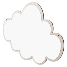 8Pcs Nordic Style Children Safety Mirror Baby Wooden Decoration Crafts