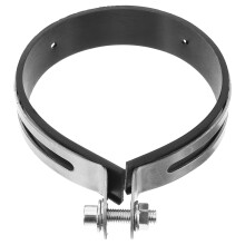 4Pcs Exhaust Clamp Sleeve Coupler Bolt Band Adjustable Joint Pipe