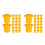 80 Pcs Plastic Rebar Caps Mushroom Design Durable Safety Covers 6
