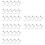 40 Pcs Hanging Light Hooks Durable Stage Clamps Silver 9