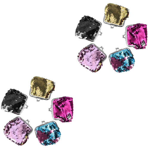10Pièces -Monnaie Coloré Zippé Rangement 2