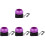 4Pièces Dispositif De Filage De Perles Durable Violet Pour Bricolage 9