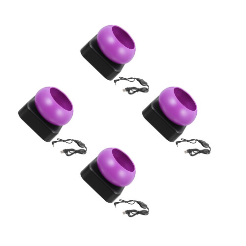 4Pièces Dispositif De Filage De Perles Durable Violet Pour Bricolage 1