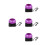 4Pièces Dispositif De Filage De Perles Durable Violet Pour Bricolage 4