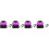 4Pièces Dispositif De Filage De Perles Durable Violet Pour Bricolage 11
