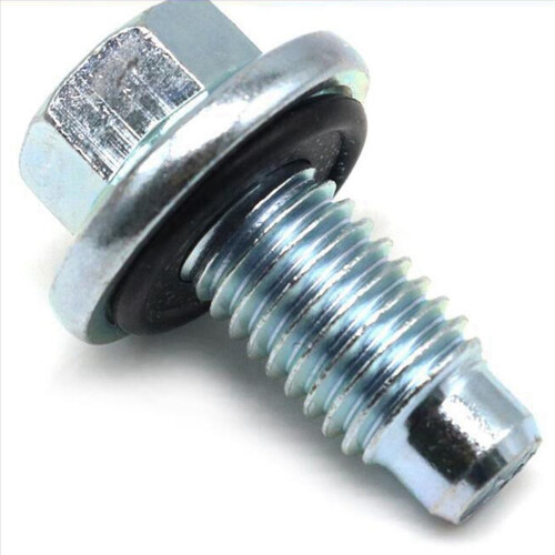 Oliebundsaftapningspropbolt med O-ring til 2