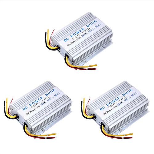 DC-DC-konverter 24V til 12V 30A voltreduktion til bilstereo