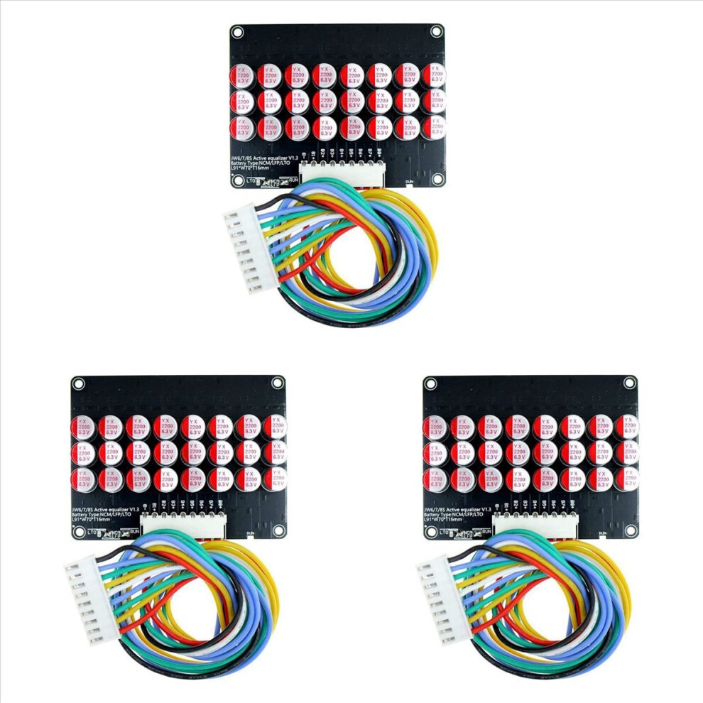 8S Active Equalizer Balancer Lifepo4 Lipo Lto Battery Board 4712746168130