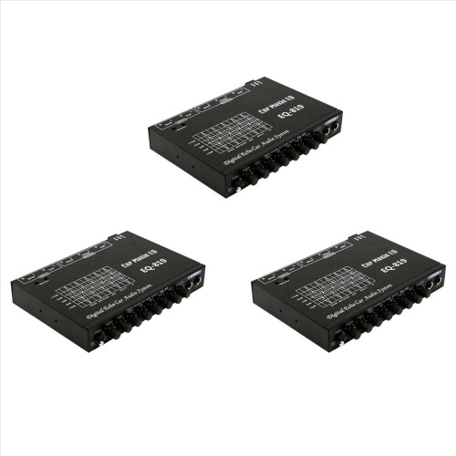 EQ-819 Bil Equalizer Ljud EQ Tuning Delningsfiltret Bilstereo Equalizer