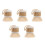 5Pcs Natural Dish Brush With Handle For Kitchen Cleaning Pots Pans 6
