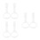 6 Pcs Pull Up Rings For Playpen Infant Nursery Crib Stand 10