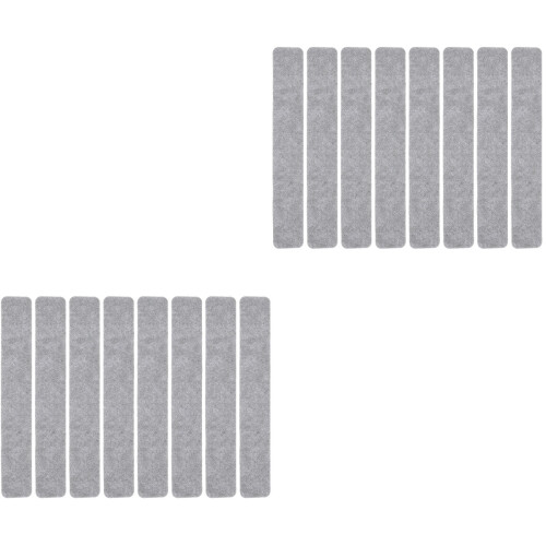 16 Pcs Felt Bar Strips With Adhesive And Pushpins For Memo Board 2