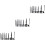 Ergonomic Handle Keyboard Cleaner Black For Easy Use - 24pcs 5