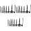 Ergonomic Handle Keyboard Cleaner Black For Easy Use - 24pcs 3