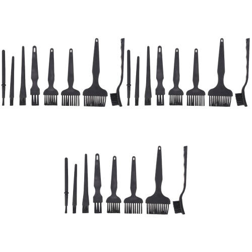 Ergonomic Handle Keyboard Cleaner Black For Easy Use - 24pcs 2