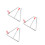 3 Sets Musical Triangle Steel Percussion With Striker For Kids 4