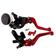 3 Pairs 22Mm Aluminum Brake Clutch Lever For Bike Scooter Atv