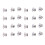 150 Pcs Durable Metal Flat Locking Pin Backs For Brooches Badges Silver 1