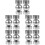 10 Pcs Adjustable Stainless Steel Round Handrail Extension Connector 8