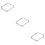 3Pcs Silver Plating Shell Cover for Iwatch4 Watch Protector 9