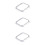 3Pcs Silver Plating Shell Cover for Iwatch4 Watch Protector 8