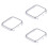 3Pcs Silver Plating Shell Cover for Iwatch4 Watch Protector 6