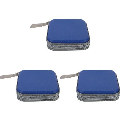 3 Pcs 40 Capacity Cd Case For Movie Storage And Dvd Organization 1