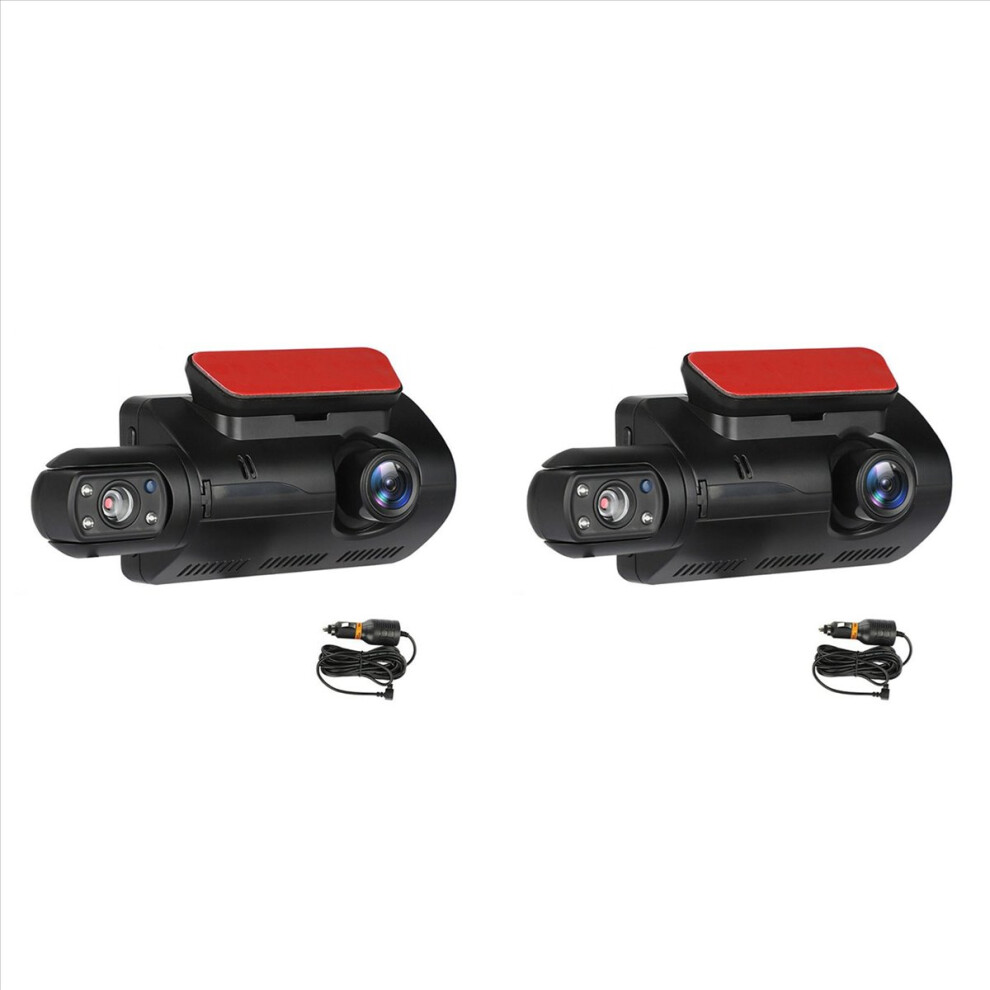 Dual Dash Cam Front And Inside 1440P+1080P Car Box Dash Camera Black 4853702870015