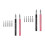 4 Pcs Manicure Tool Kit With 5 Heads Replaceable Nail Art Pens 4