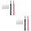 4 Pcs Manicure Tool Kit With 5 Heads Replaceable Nail Art Pens 6