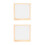2Pcs Dried Flower Specimen Frame Diy Wooden Display 6
