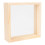 2Pcs Dried Flower Specimen Frame Diy Wooden Display 3