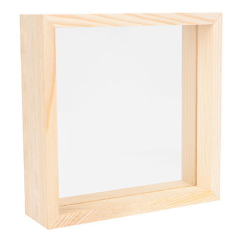 2Pcs Dried Flower Specimen Frame Diy Wooden Display 2