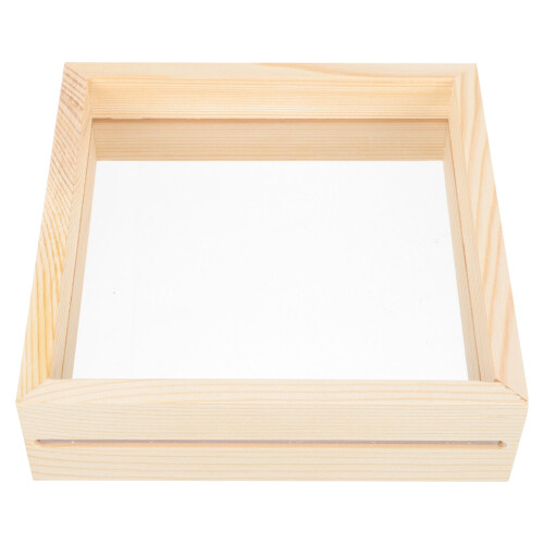 2Pcs Dried Flower Specimen Frame Diy Wooden Display 1