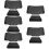 5 Sets Kickstand Motorcycle Trunk Cushion Backrest Pad Breathable 11