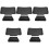 5 Sets Kickstand Motorcycle Trunk Cushion Backrest Pad Breathable 3