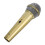 4Pcs Plastic Golden Microphone Props Fake Mic for Costume and Stage 3