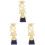 3Pièces Coupes Trophées Prix Enfant Usage Évaluation 2