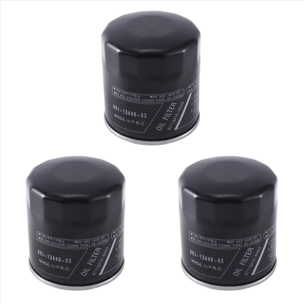 For 69J-13440-01-00 Outboard Oil Filter 69J-13440-03-00 Black 4851431238298