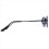 Ovale vintagebriller til kvinder S8006 Sort stel Sort 5