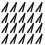 Sort Polyester Slips 57 Tommer til Herrer 1