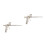 2 Pcs Glue Shooter Household Dispenser Caulking Accessory Silver 8