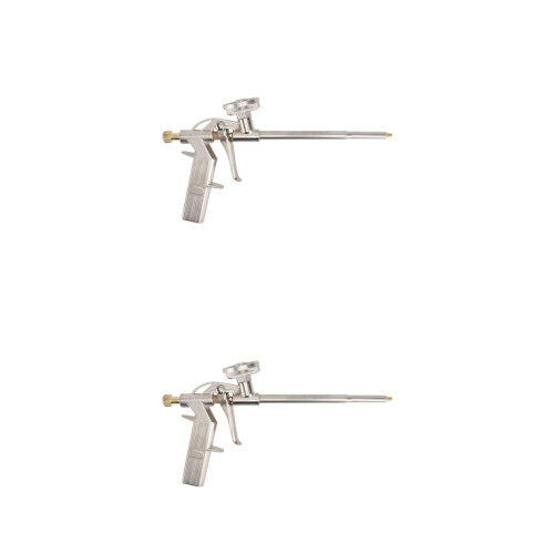 2 Pcs Glue Shooter Household Dispenser Caulking Accessory Silver 2