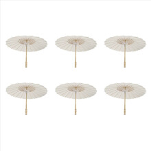 Umbrelă de plajă din hârtie, umbrelă albă DIY, recuzită pentru fotografie