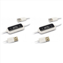 USB 2.0 Smart KM Link PC til PC Tastatur Mus Del Synkroniser Data Link