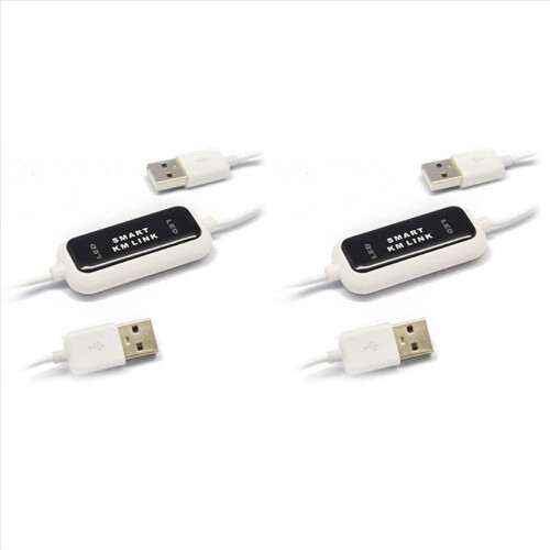 USB 2.0 Smart KM Link PC til PC Tastatur Mus Del Synkroniser Data Link
